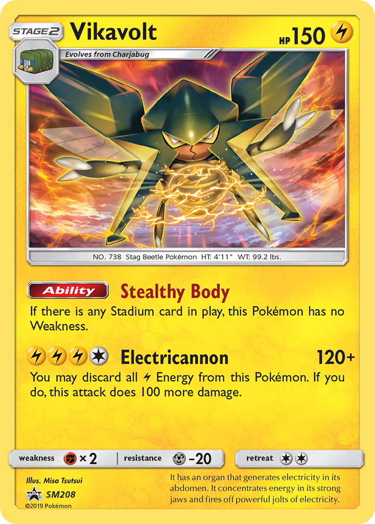 Vikavolt (SM208) [Sun & Moon: Black Star Promos] | Good Games Adelaide SA