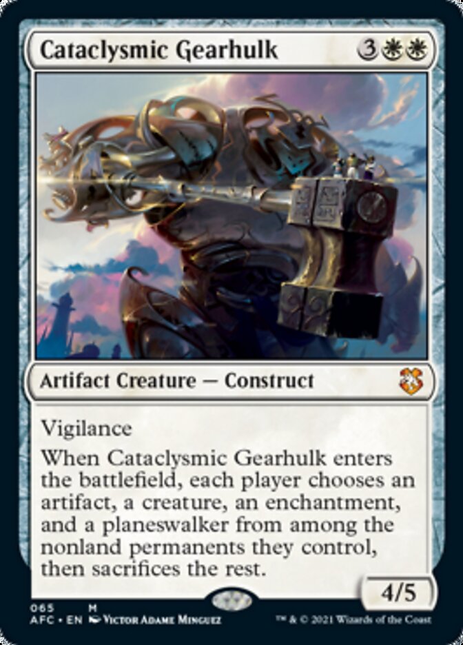 Cataclysmic Gearhulk [Dungeons & Dragons: Adventures in the Forgotten Realms Commander] | Good Games Adelaide SA