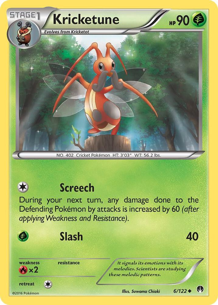 Kricketune 6/122 (XY - BREAKpoint)  | Good Games Adelaide SA