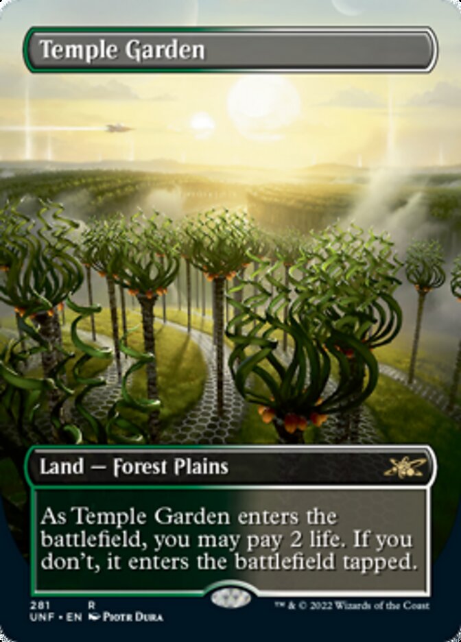 Temple Garden (Borderless) [Unfinity] | Good Games Adelaide SA