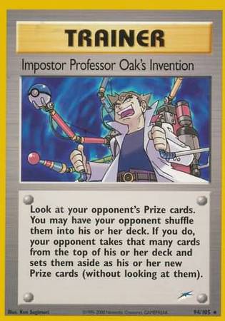 Impostor Professor Oak's Invention (94/105) [Neo Destiny Unlimited] | Good Games Adelaide SA