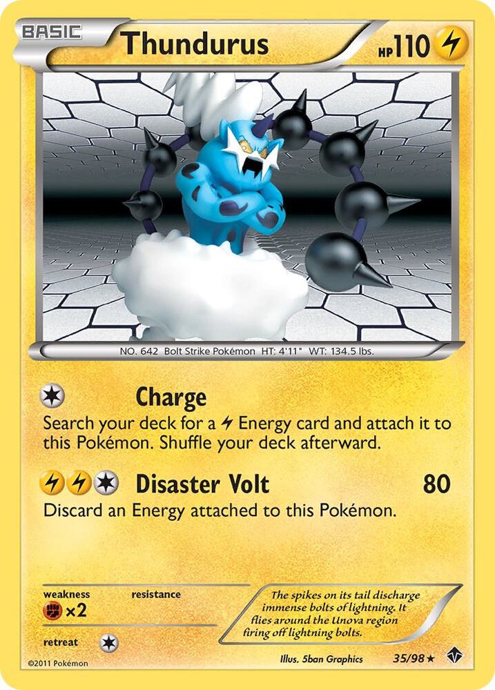 Thundurus 35/98 (Emerging Powers)  - Holofoil | Good Games Adelaide SA