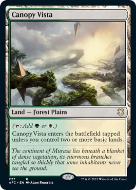 Canopy Vista 227 (Commander: Adventures in the Forgotten Realms)  | Good Games Adelaide SA