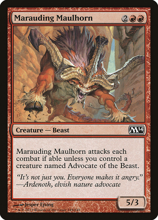 Marauding Maulhorn 145 (Magic 2014 (M14))  | Good Games Adelaide SA