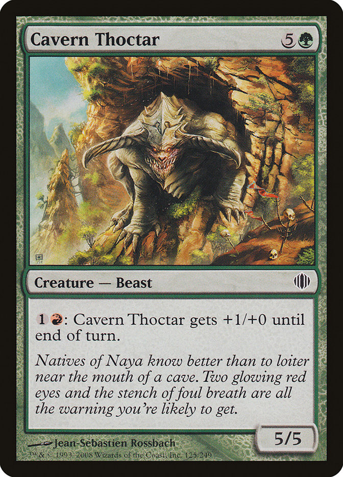 Cavern Thoctar 125 (Shards of Alara)  - Foil | Good Games Adelaide SA