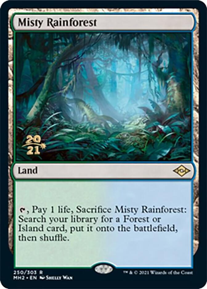 Misty Rainforest [Modern Horizons 2 Prerelease Promos] | Good Games Adelaide SA