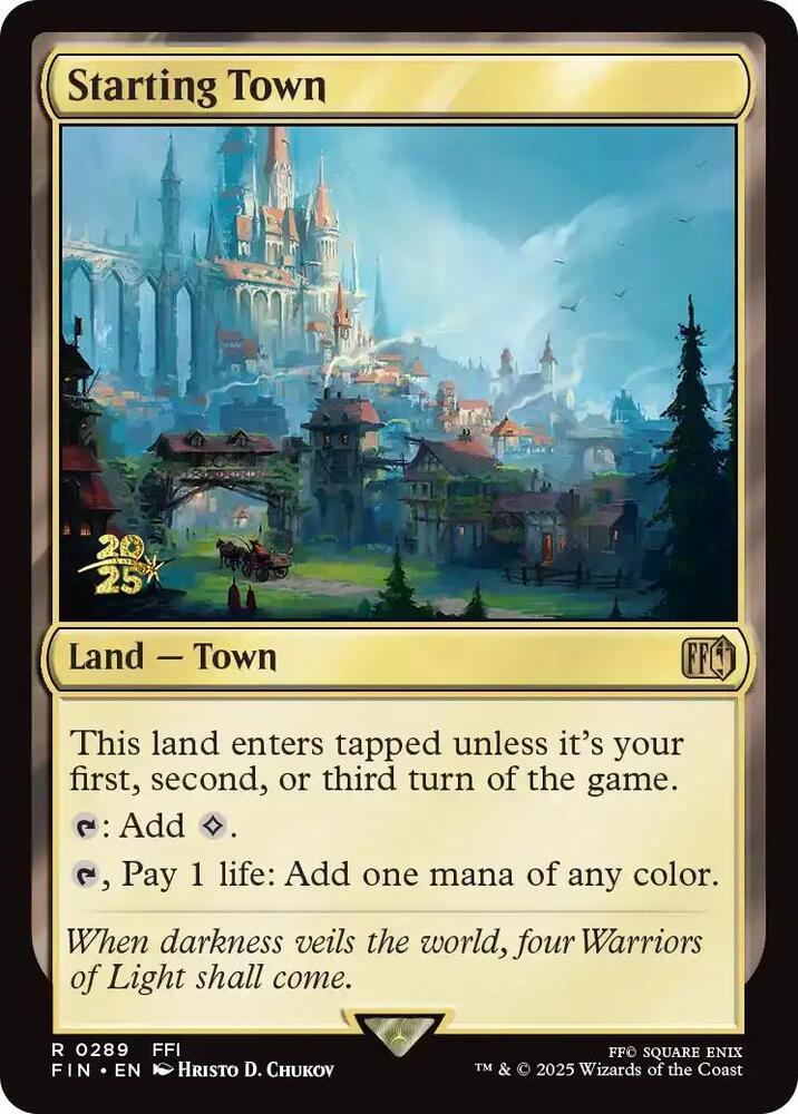 Starting Town 289 (Prerelease Cards)  - Foil | Good Games Adelaide SA