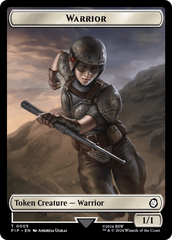 Warrior // Food (0012) Double-Sided Token [Fallout Tokens] | Good Games Adelaide SA