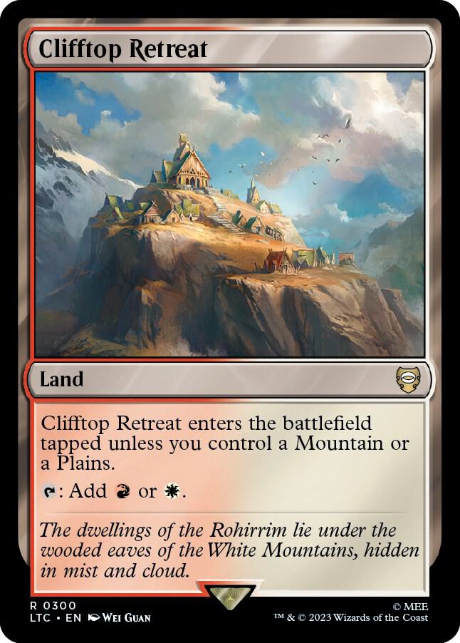 Clifftop Retreat 300 (Commander: The Lord of the Rings: Tales of Middle-earth)  | Good Games Adelaide SA