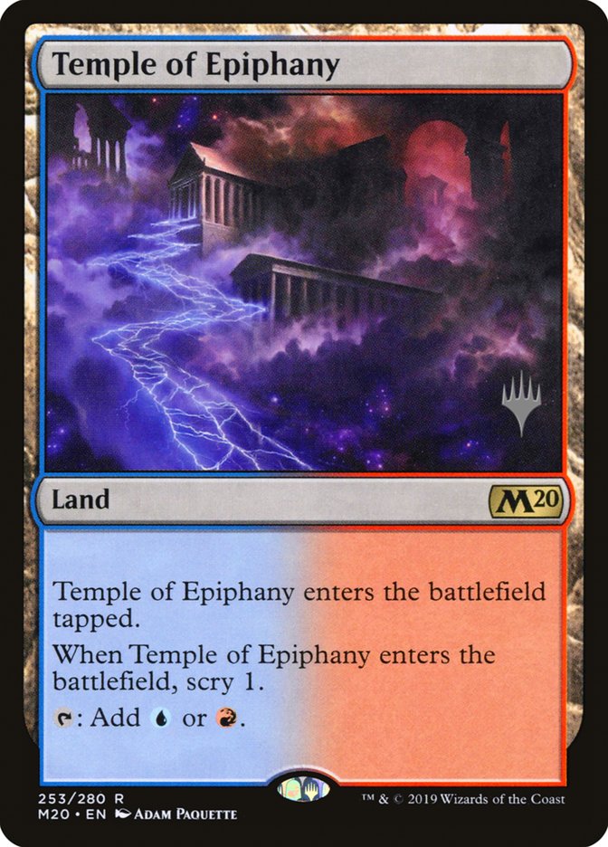 Temple of Epiphany [Core Set 2020 Promos] | Good Games Adelaide SA