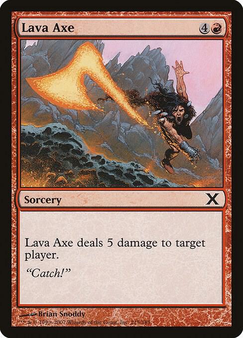 Lava Axe 215 (10th Edition)  - Foil | Good Games Adelaide SA