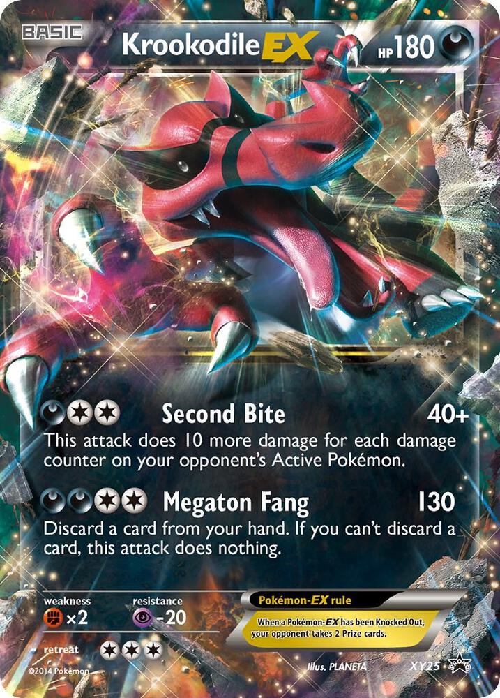 Krookodile EX XY25 (XY Promos)  - Holofoil | Good Games Adelaide SA