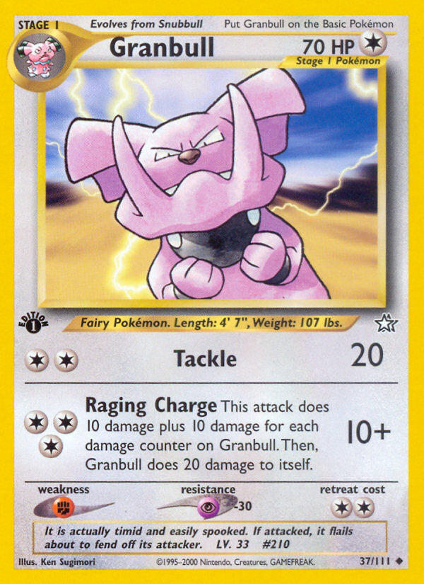Granbull (37/111) [Neo Genesis 1st Edition] | Good Games Adelaide SA