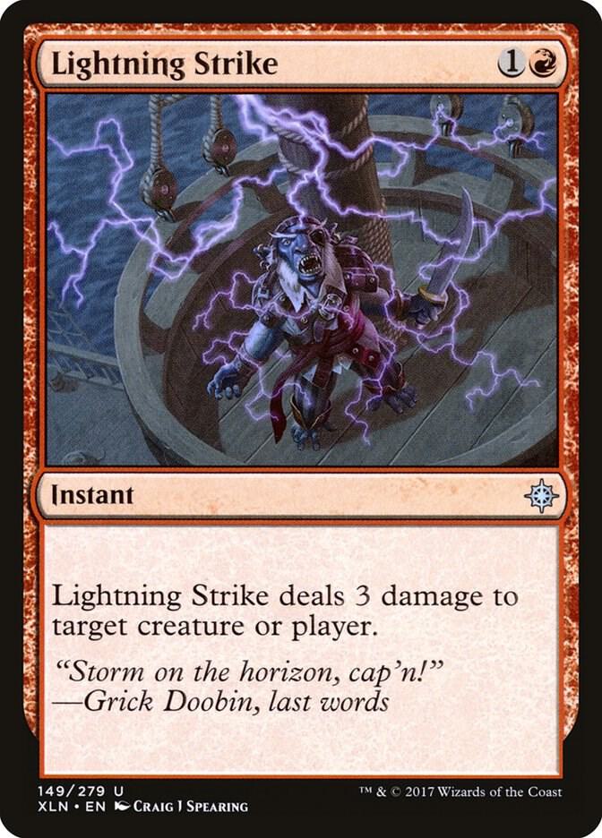 Lightning Strike 149 (Ixalan)  - Foil | Good Games Adelaide SA