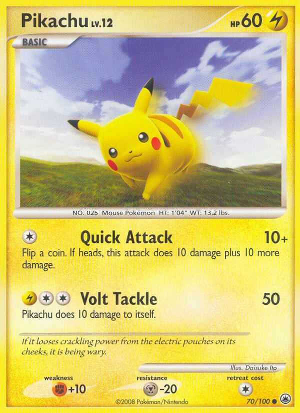 Pikachu (70/100) [Diamond & Pearl: Majestic Dawn] | Good Games Adelaide SA