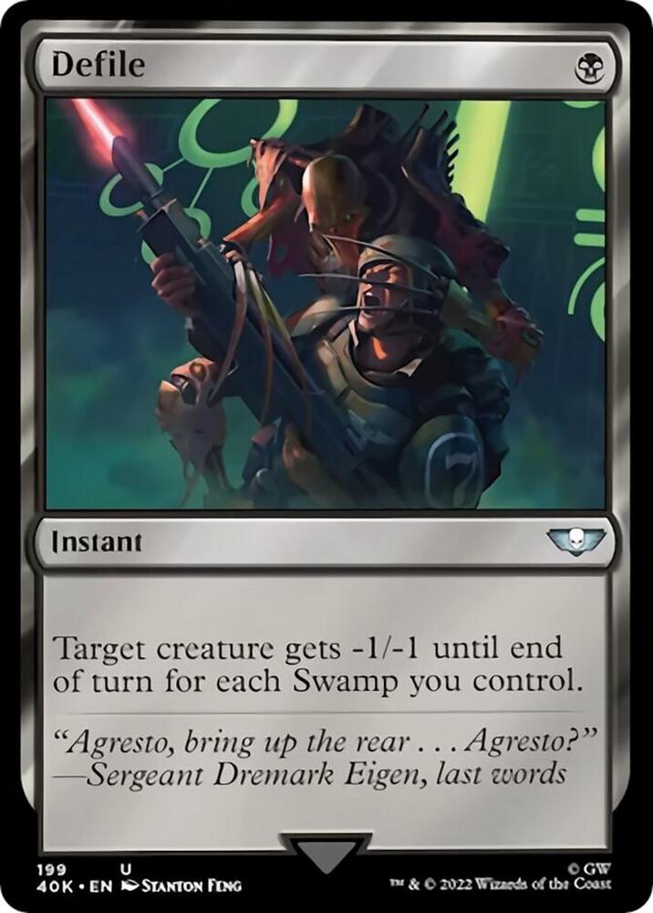 Defile Surge Foil 199 (Universes Beyond: Warhammer 40,000)  - Foil | Good Games Adelaide SA