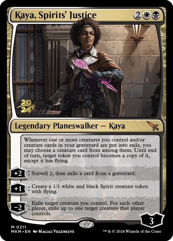 Kaya Spirits Justice 211 (Prerelease Cards)  - Foil | Good Games Adelaide SA
