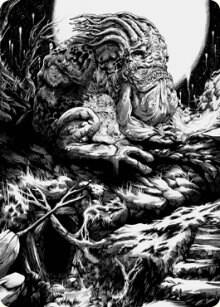 Grolnok the Omnivore Art Card 77 (Art Series: Innistrad: Crimson Vow)  | Good Games Adelaide SA