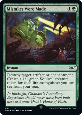Mistakes Were Made Galaxy Foil 433 (Unfinity)  - Foil | Good Games Adelaide SA