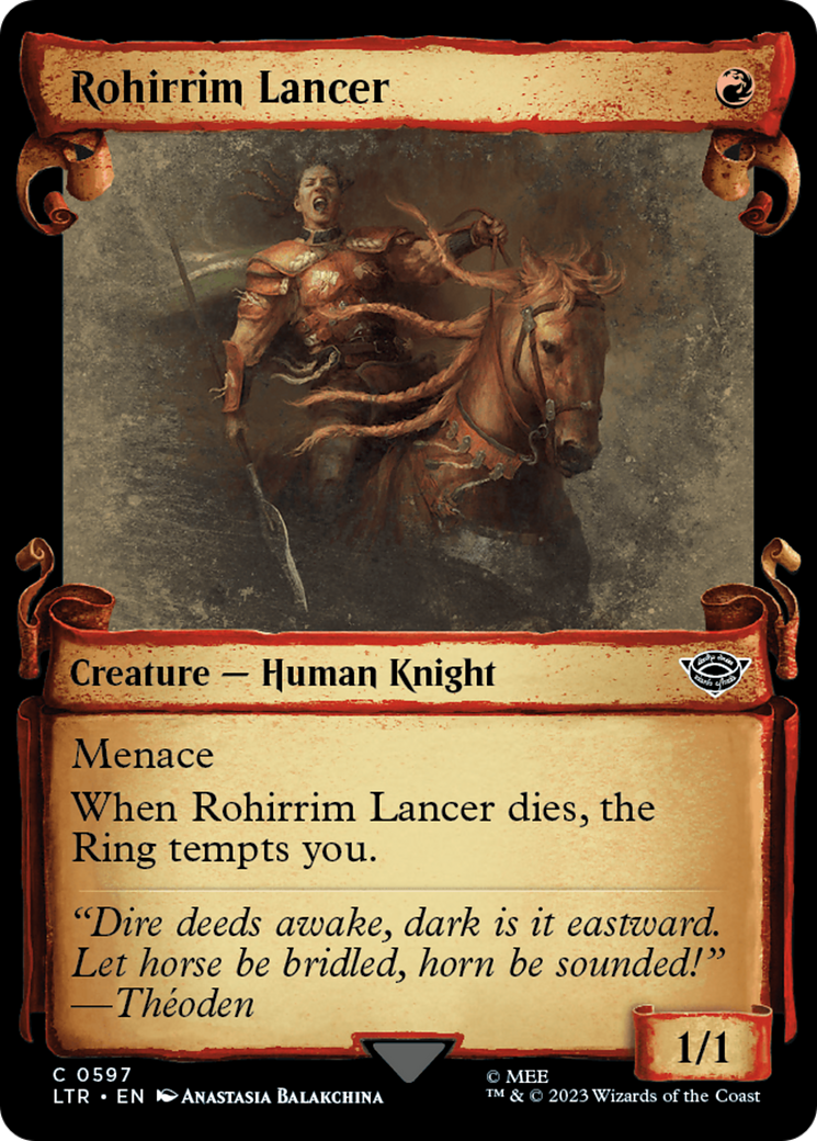 Rohirrim Lancer [The Lord of the Rings: Tales of Middle-Earth Showcase Scrolls] | Good Games Adelaide SA