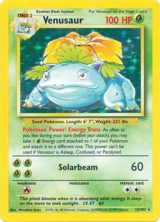 Venusaur 015/102 (Base Set)  - Holofoil | Good Games Adelaide SA