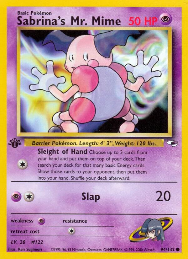 Sabrina's Mr. Mime 094/132 (Gym Heroes)  - 1st Edition | Good Games Adelaide SA