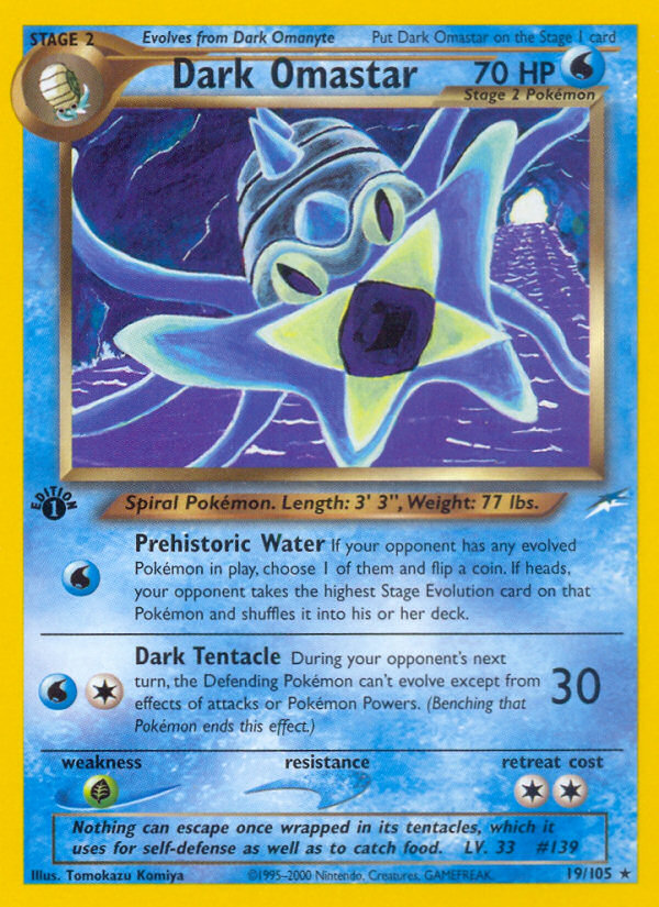 Dark Omastar (19/105) [Neo Destiny 1st Edition] | Good Games Adelaide SA