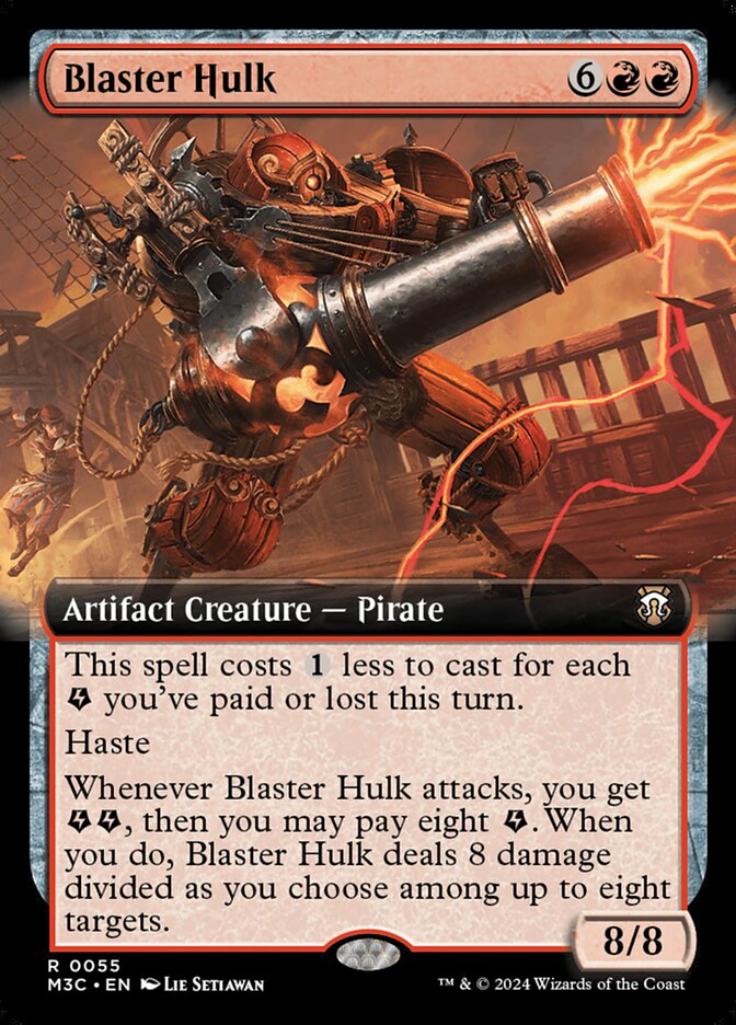 Blaster Hulk 55/411 (Commander: Modern Horizons 3)  - Extended Art | Good Games Adelaide SA