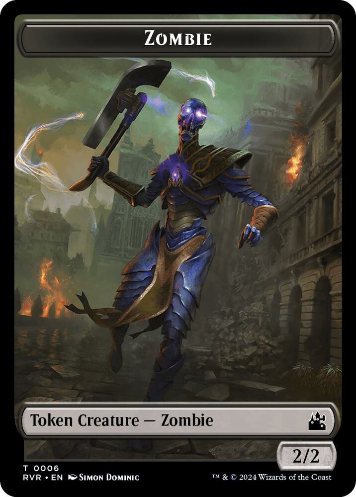 Zombie Token 6 (Ravnica Remastered)  | Good Games Adelaide SA