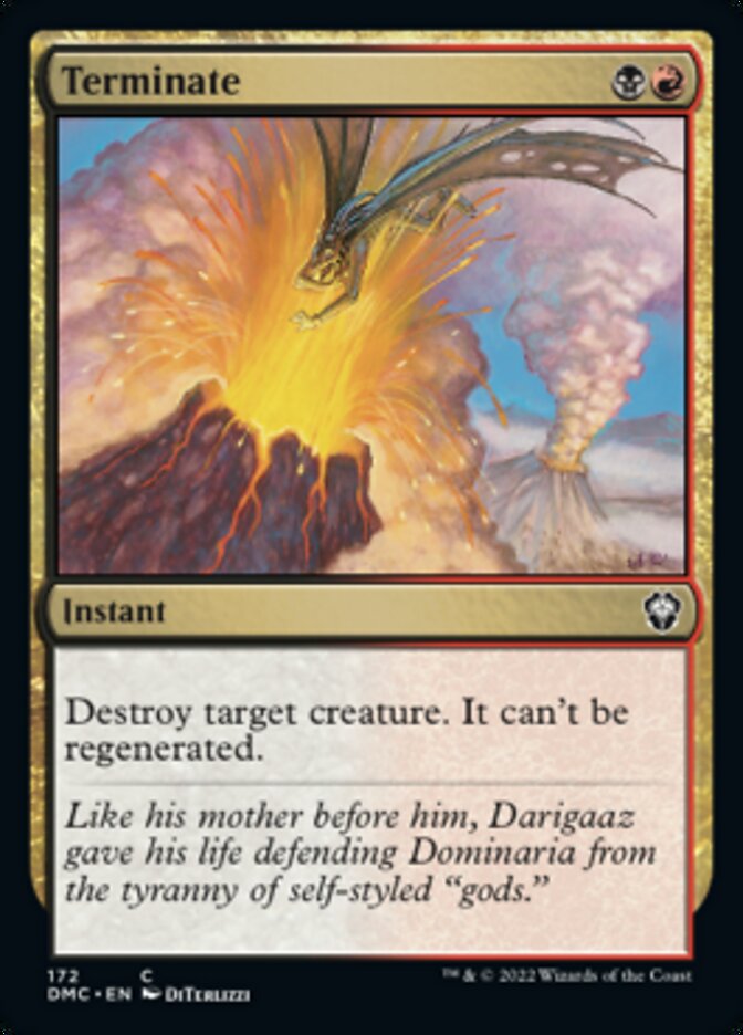 Terminate [Dominaria United Commander] | Good Games Adelaide SA