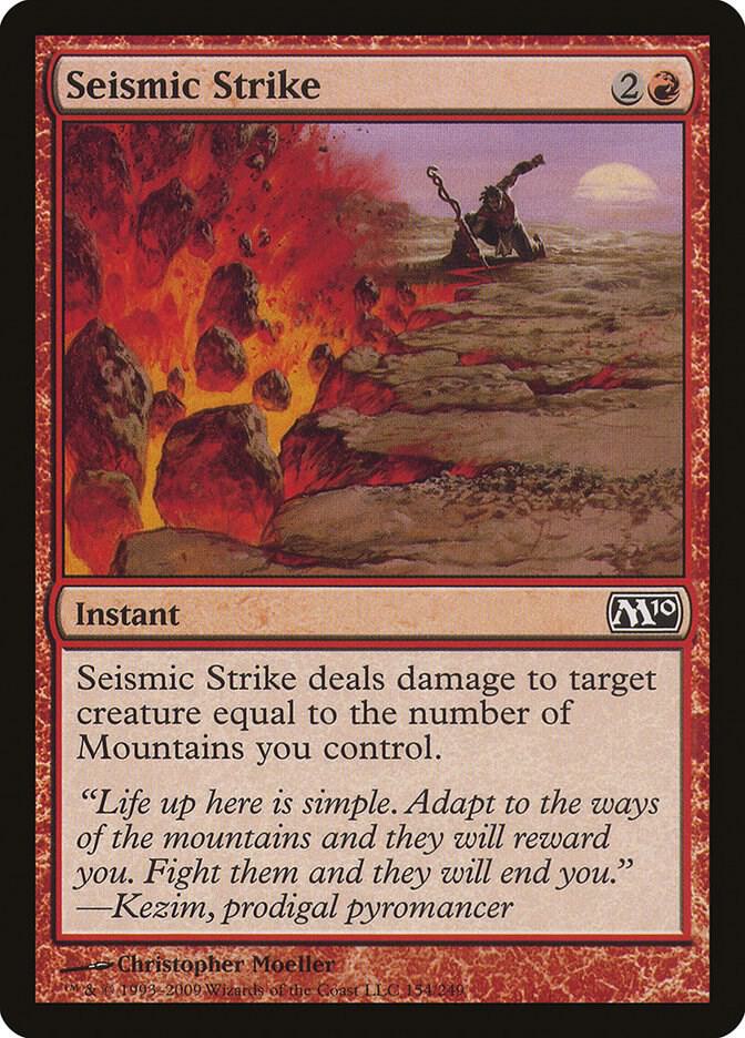 Seismic Strike 154/249 (Magic 2010 (M10))  - Foil | Good Games Adelaide SA