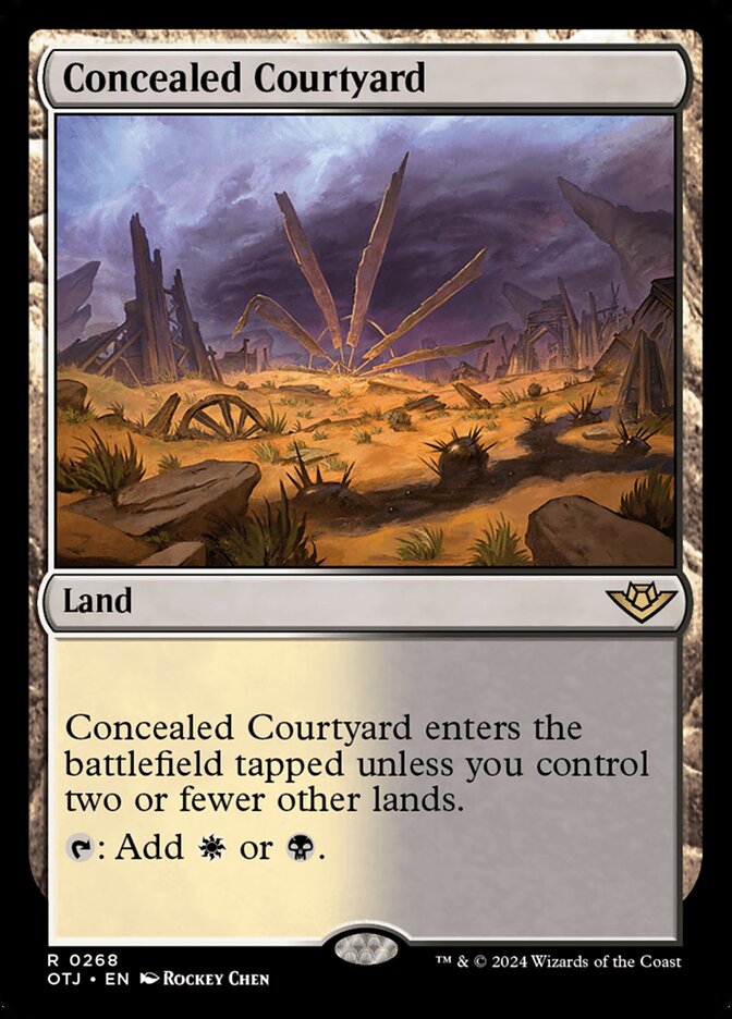 Concealed Courtyard 268/286 (Outlaws of Thunder Junction)  | Good Games Adelaide SA