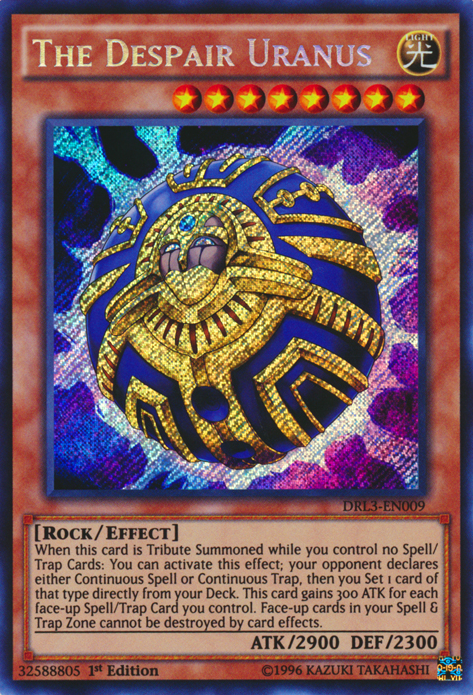 The Despair Uranus [DRL3-EN009] Secret Rare | Good Games Adelaide SA