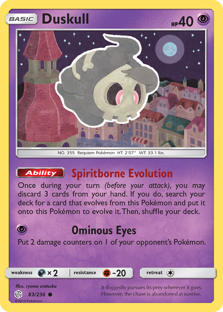 Duskull (83/236) [Sun & Moon: Cosmic Eclipse] | Good Games Adelaide SA