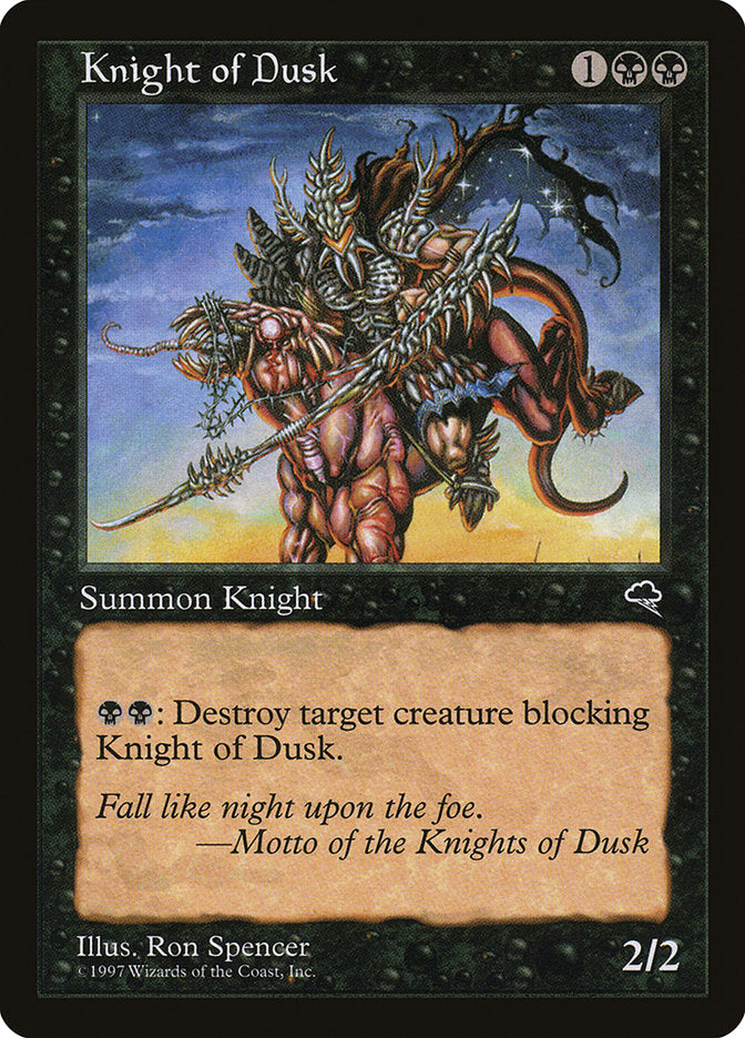 Knight of Dusk [Tempest] | Good Games Adelaide SA
