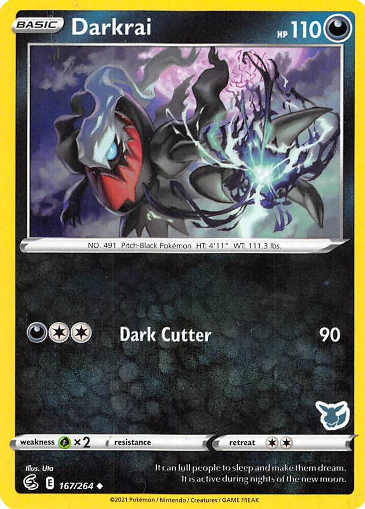 Darkrai 167 264 Eevee Stamped 167/264 (Battle Academy 2022)  | Good Games Adelaide SA
