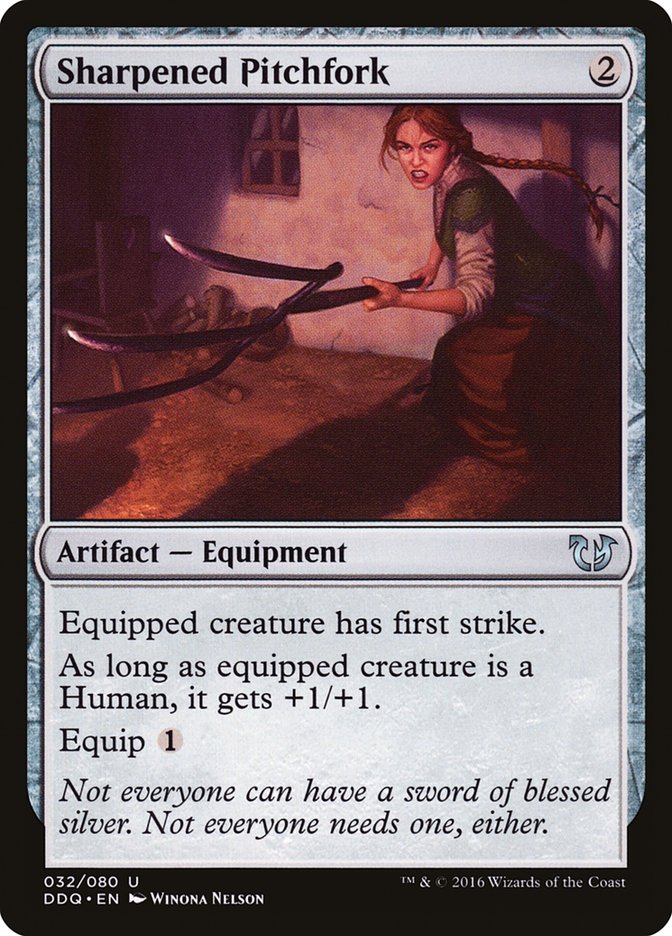 Sharpened Pitchfork 32 (Duel Decks: Blessed vs. Cursed)  | Good Games Adelaide SA