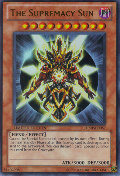 The Supremacy Sun [JUMP-EN057] Ultra Rare | Good Games Adelaide SA