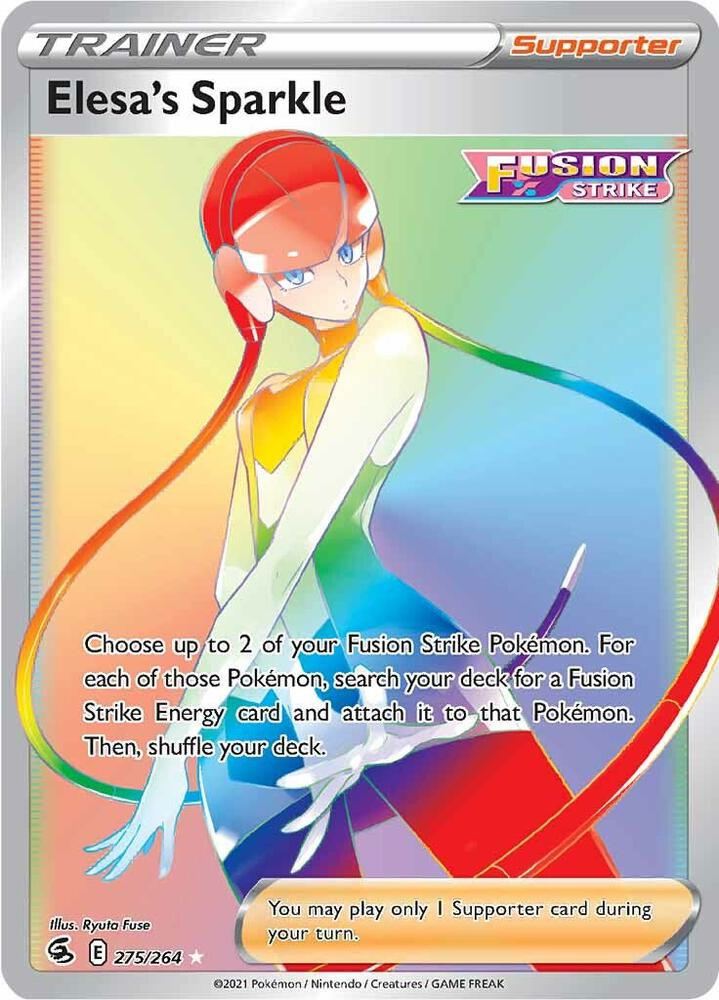 Elesas Sparkle Secret 275/264 (SWSH08: Fusion Strike)  - Holofoil | Good Games Adelaide SA
