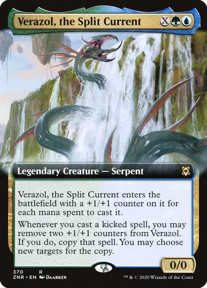 Verazol, the Split Current (Extended Art) [Zendikar Rising] | Good Games Adelaide SA