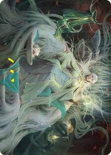 Galadriel Gift Giver Art Card 35 (Art Series: Universes Beyond: The Lord of the Rings: Tales of Middle-earth)  | Good Games Adelaide SA