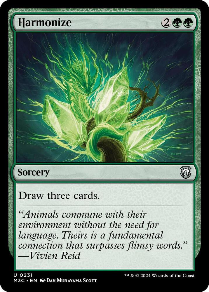 Harmonize 231/411 (Commander: Modern Horizons 3)  - Ripple Foil | Good Games Adelaide SA