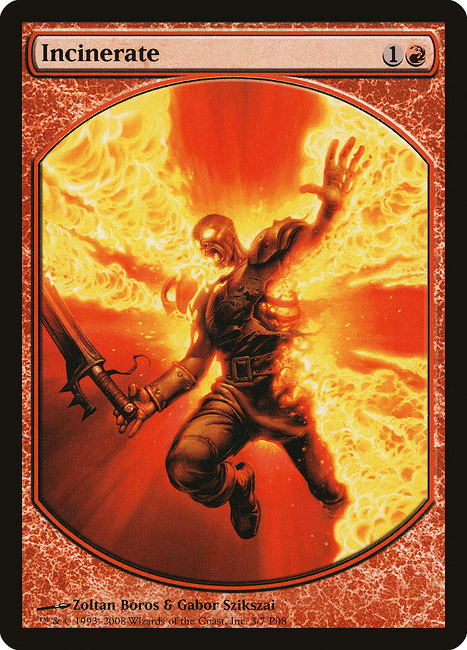 Incinerate [Magic Player Rewards 2008] | Good Games Adelaide SA