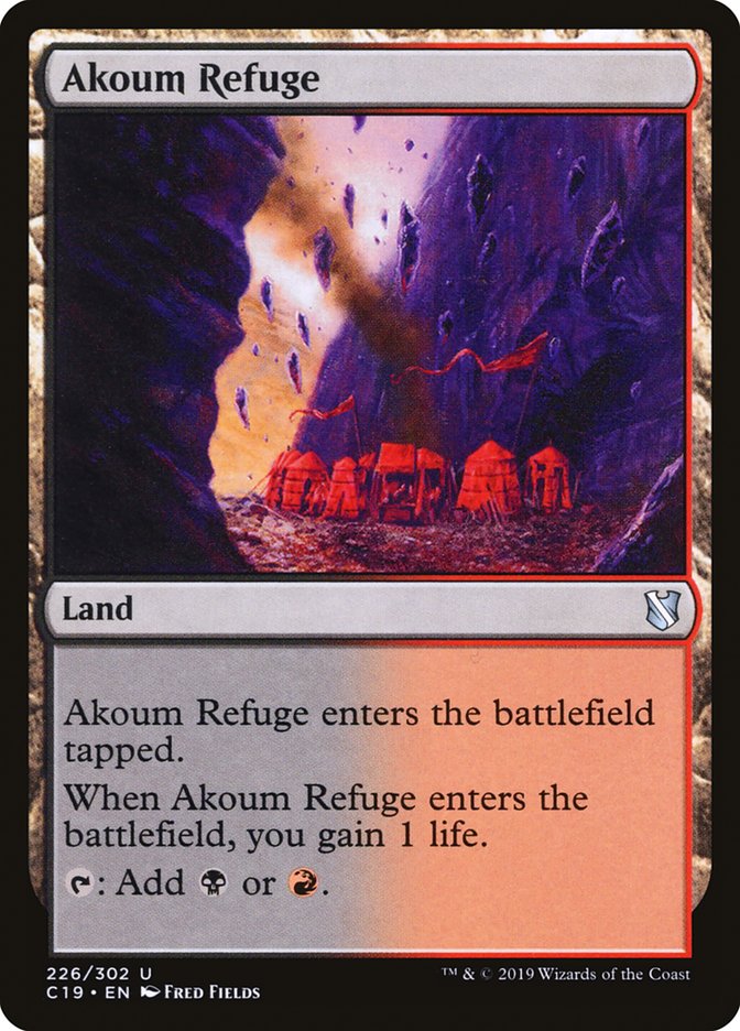 Akoum Refuge [Commander 2019] | Good Games Adelaide SA