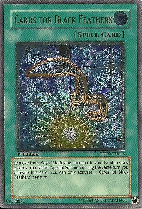 Cards for Black Feathers [TSHD-EN046] Ultimate Rare | Good Games Adelaide SA