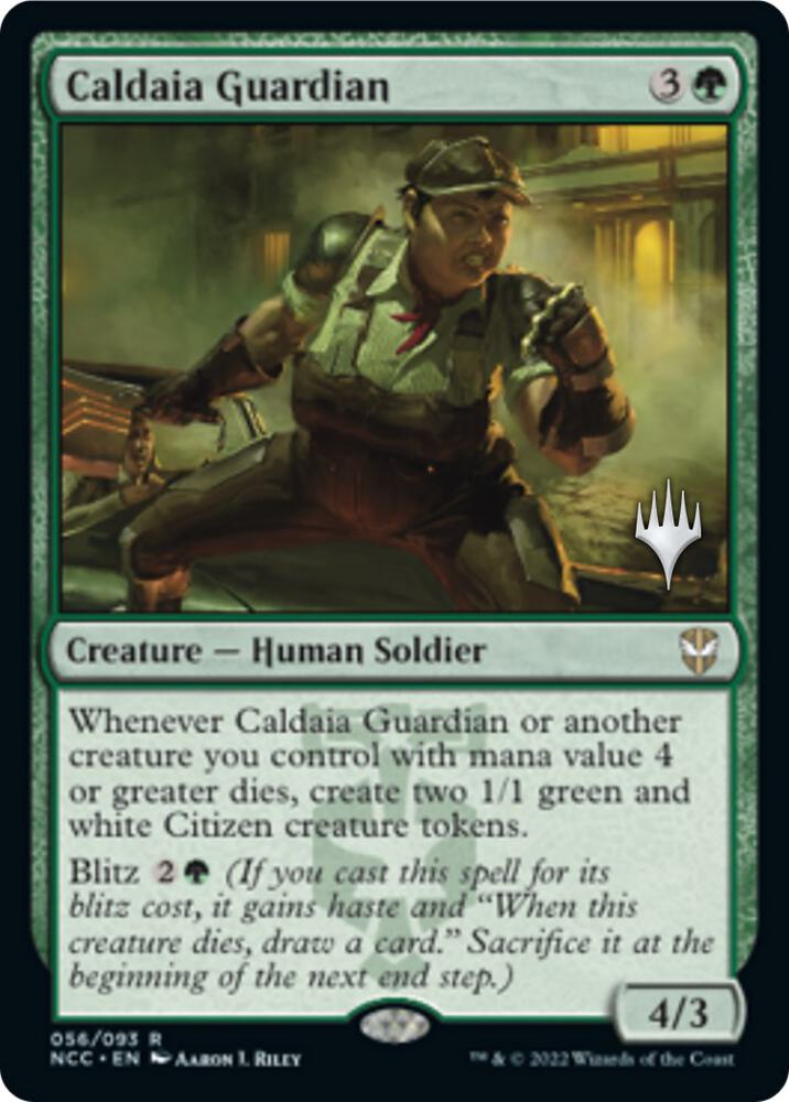 Caldaia Guardian 56 (Promo Pack: Streets of New Capenna)  - Foil | Good Games Adelaide SA