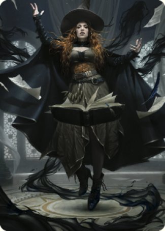 Tasha, the Witch Queen Art Card (41) [Commander Legends: Battle for Baldur's Gate Art Series] | Good Games Adelaide SA