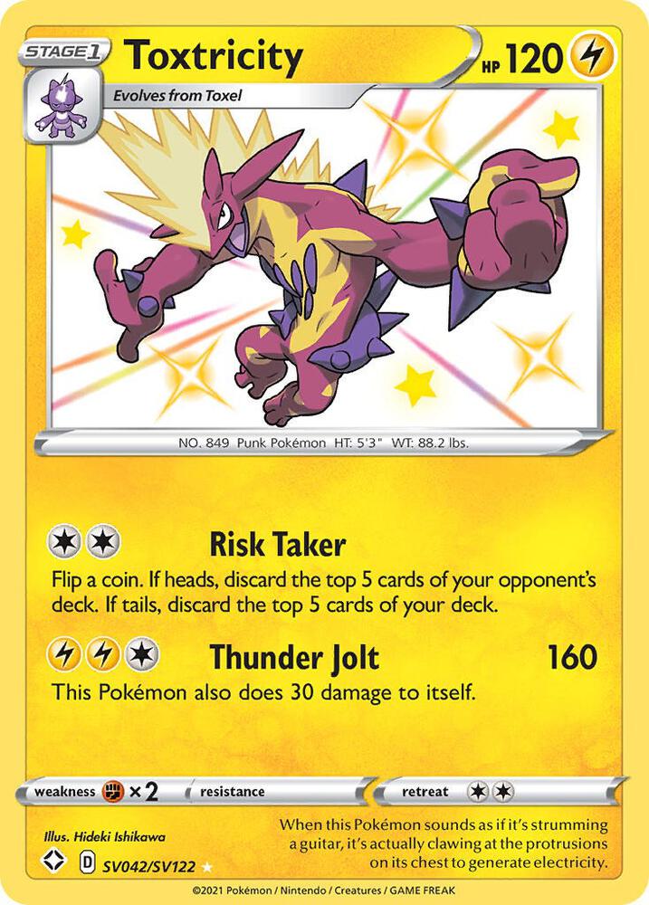 Toxtricity SV042/SV122 (Shining Fates: Shiny Vault)  - Holofoil | Good Games Adelaide SA