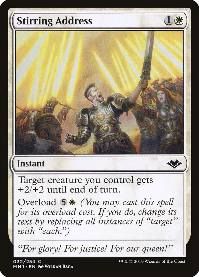 Stirring Address 32 (Modern Horizons)  | Good Games Adelaide SA