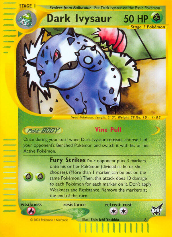 Dark Ivysaur (6) [Best of Promos] | Good Games Adelaide SA